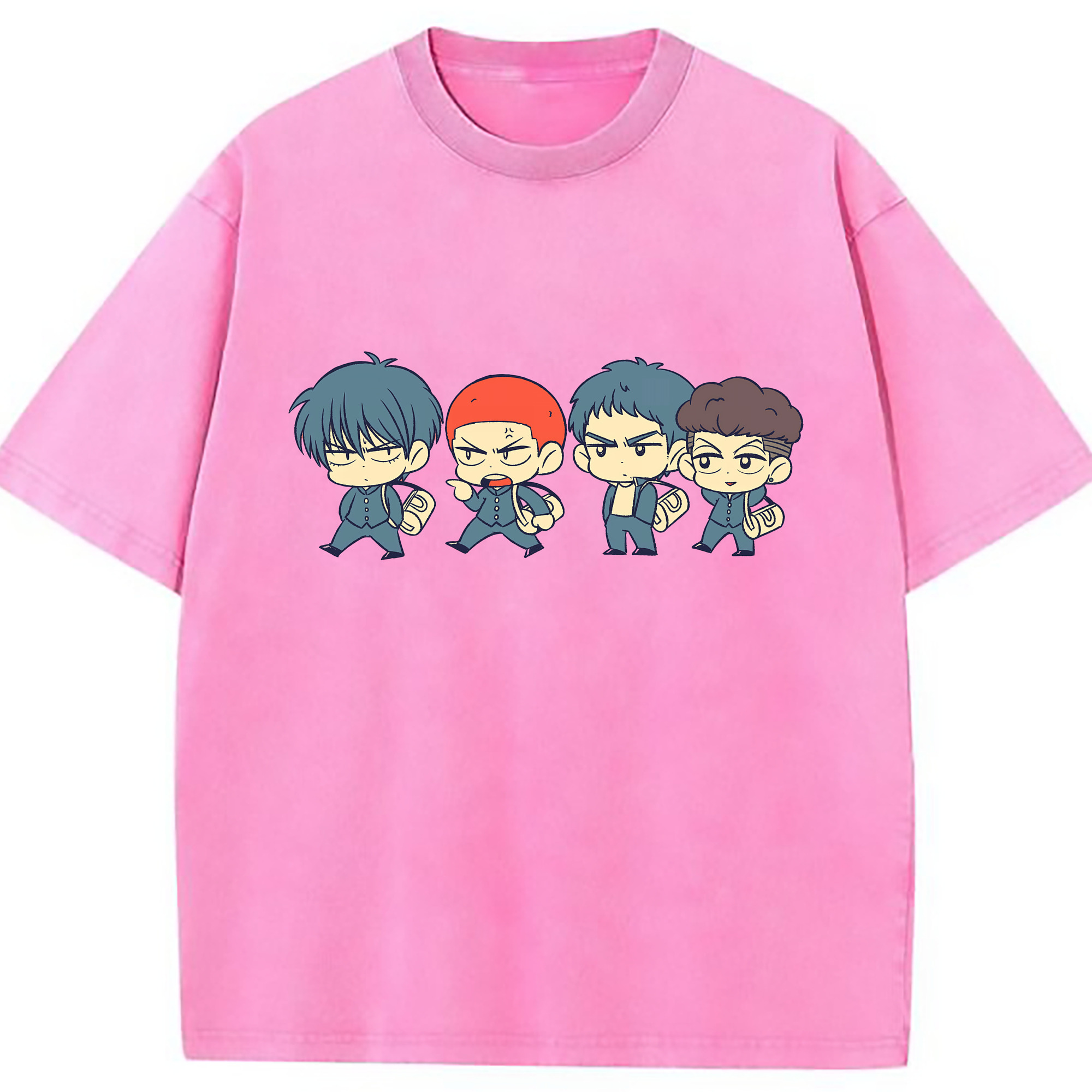（画像用） SLAM DUNK／スラムダンク 綿100% ヴィンテージ風 半袖Tシャツ（フロントプリント）